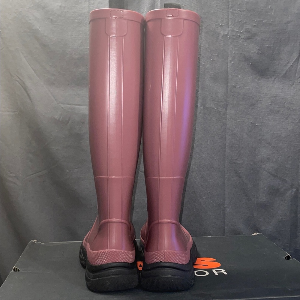 BassOutdoor Field Rain Boot Size 10 Fig Purple/Hawthorne Rose - Picture 4 of 6